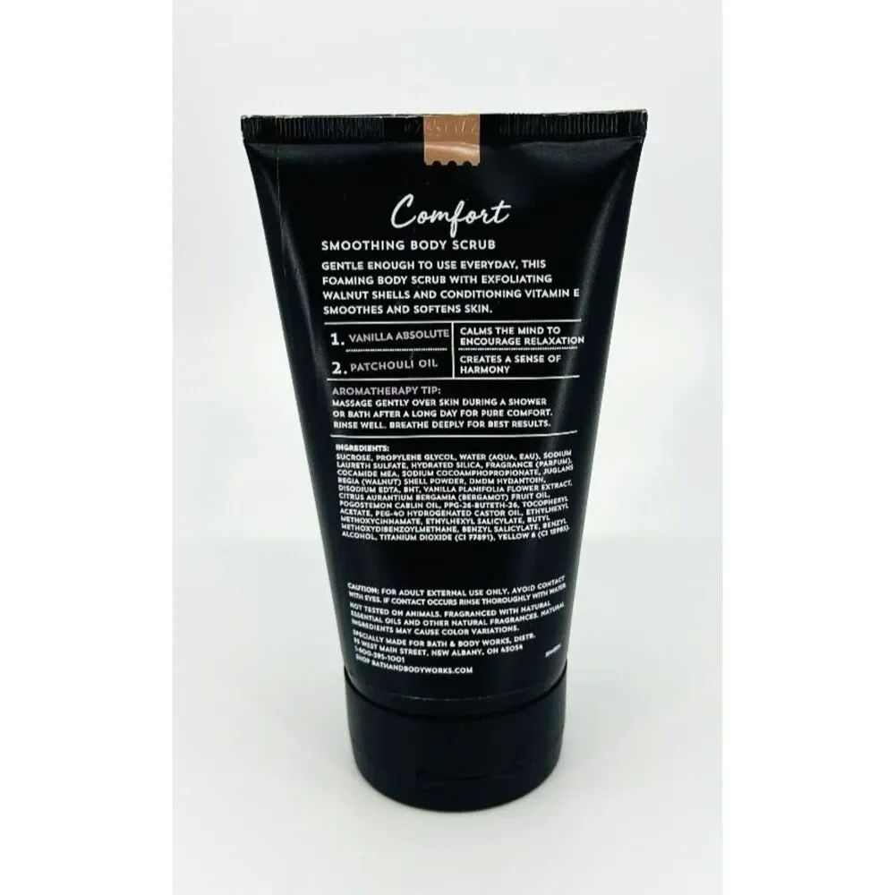 Bath & Body Works Aromatherapy Comfort Vanilla Patchouli Body Scrub 9.5 oz *NEW